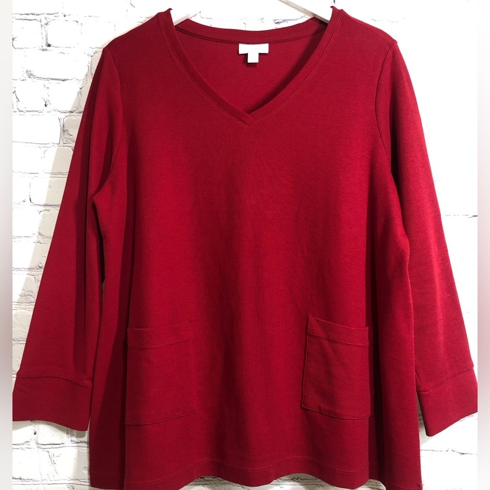 J Jill top pullover  in red